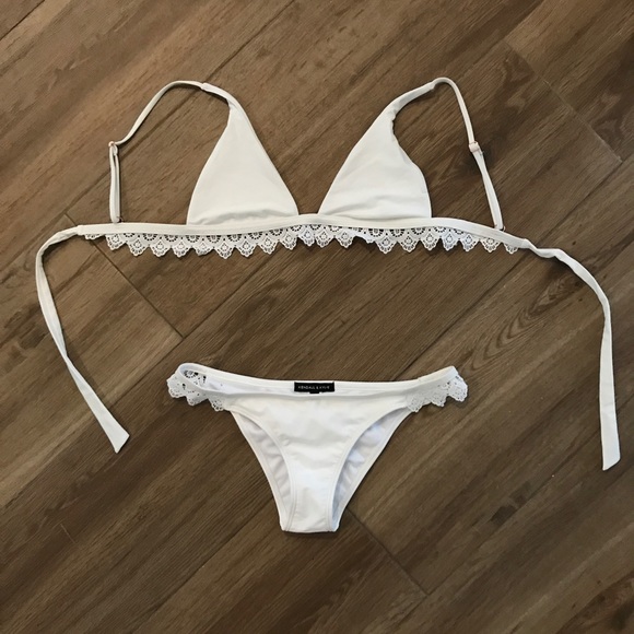 Kendall & Kylie Other - White Bikini Top